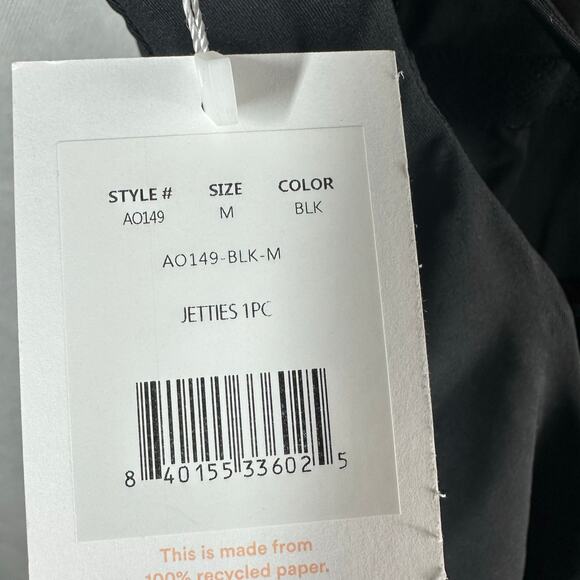 Andie The Jetties One Piece Swimsuit Black Size Medium - Picture 6 of 10